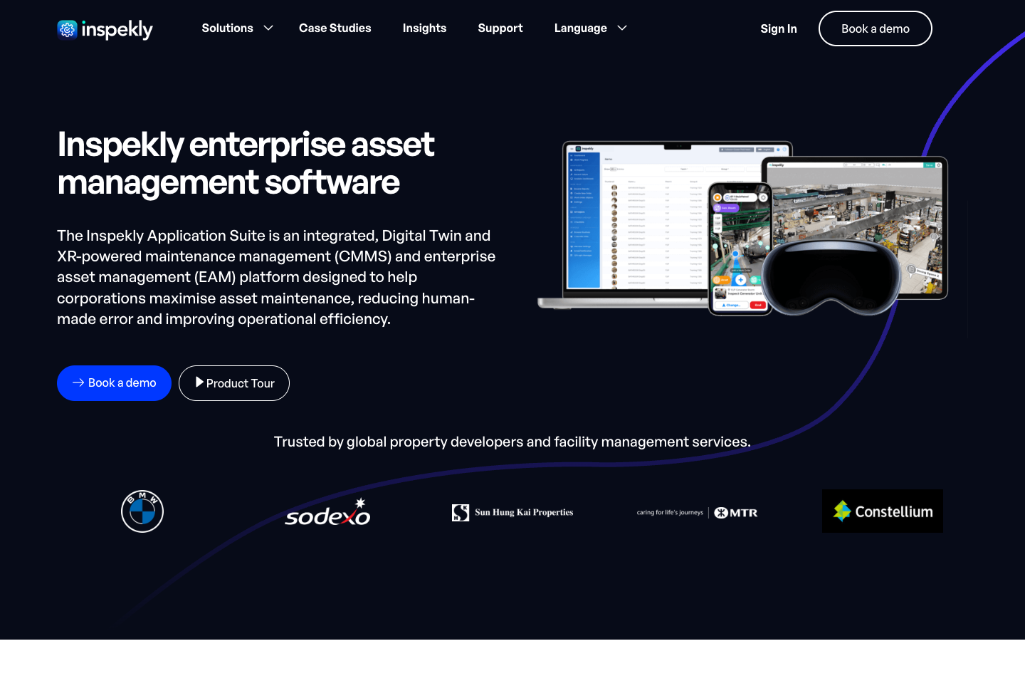 Inspekly Enterprise Asset Management Website